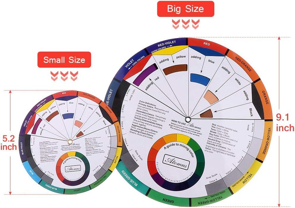 Pocket Color Wheel, Paint Mixing , High Quality-Stylist tool