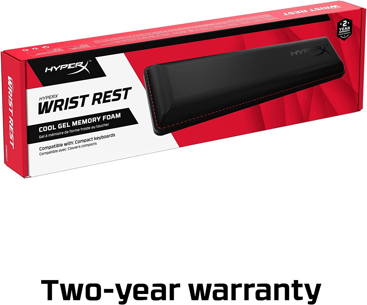 HyperX Wrist Rest – Compact – Cooling Gel – Memory Foam – Anti-Slip