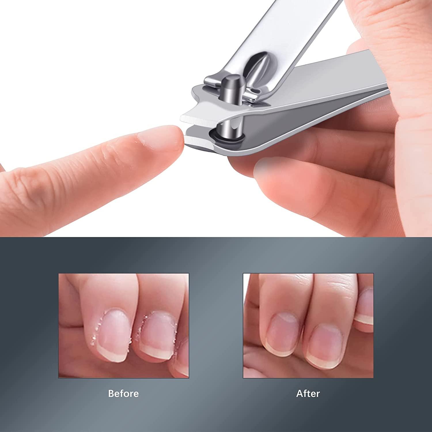 Stainless Steel Nail Scissors With Large Mouth For Easy Trimming