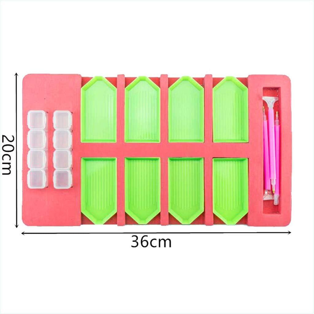 HXYQMMY Diamond Painting Accessories Tray Organizer for Adults, Multi-Boat  Holder for Tray Square Bead Storage Containers, Diamond Painting Tools Kits  Multi-Batch Ideal Craft Arts (8 Slots Tray)