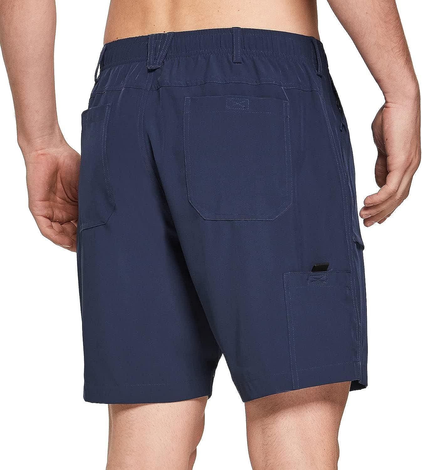  BALEAF Men's 7 Casual Shorts for Summer Elastic Waist Quick  Dry Lightweight Short with Cargo Hiking Fishing Black Size S : Clothing,  Shoes & Jewelry