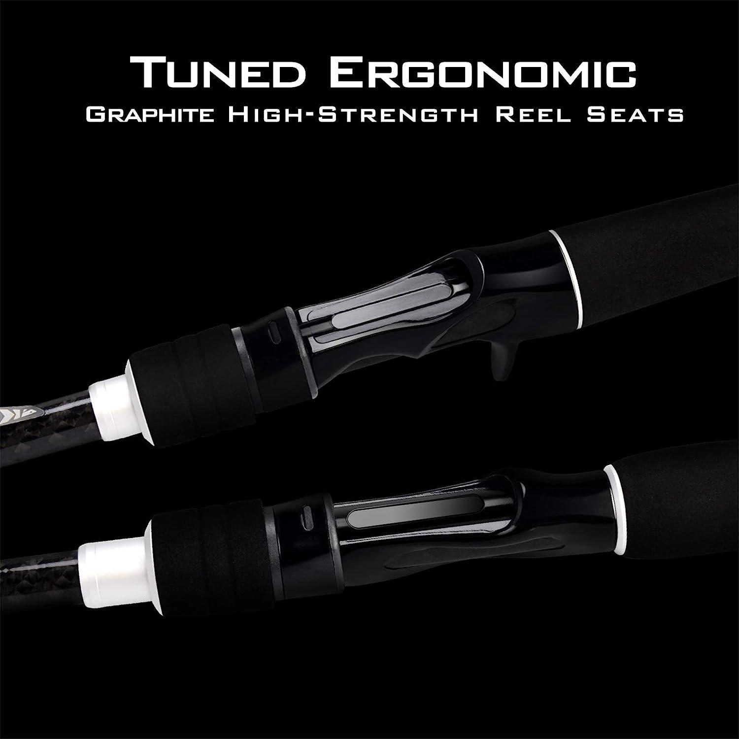 KastKing Perigee II Fishing Rods - Fuji O-Ring Line Guides, 24 Ton Carbon  Fiber Casting and Spinning Rods - Two Pieces,Twin-Tip Rods and One Piece  Rods A:spin Twin-tip 7'-ml&m-fast(2tips+1 Butt Section)