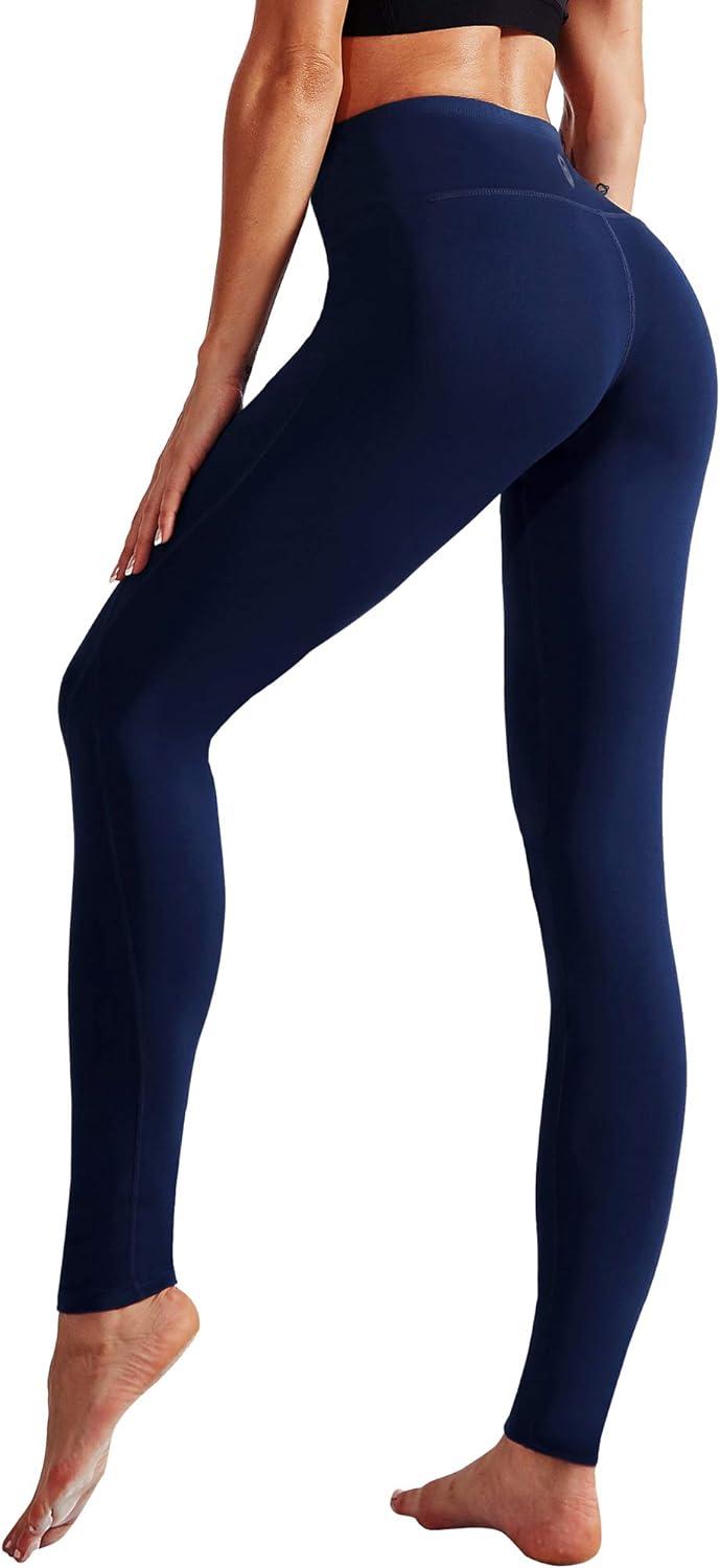 NELEUS High Waist Running Workout Leggings for Yoga with Pockets 3X-Large  9017 Yoga Pant 3 Pack:black/Grey/Navy