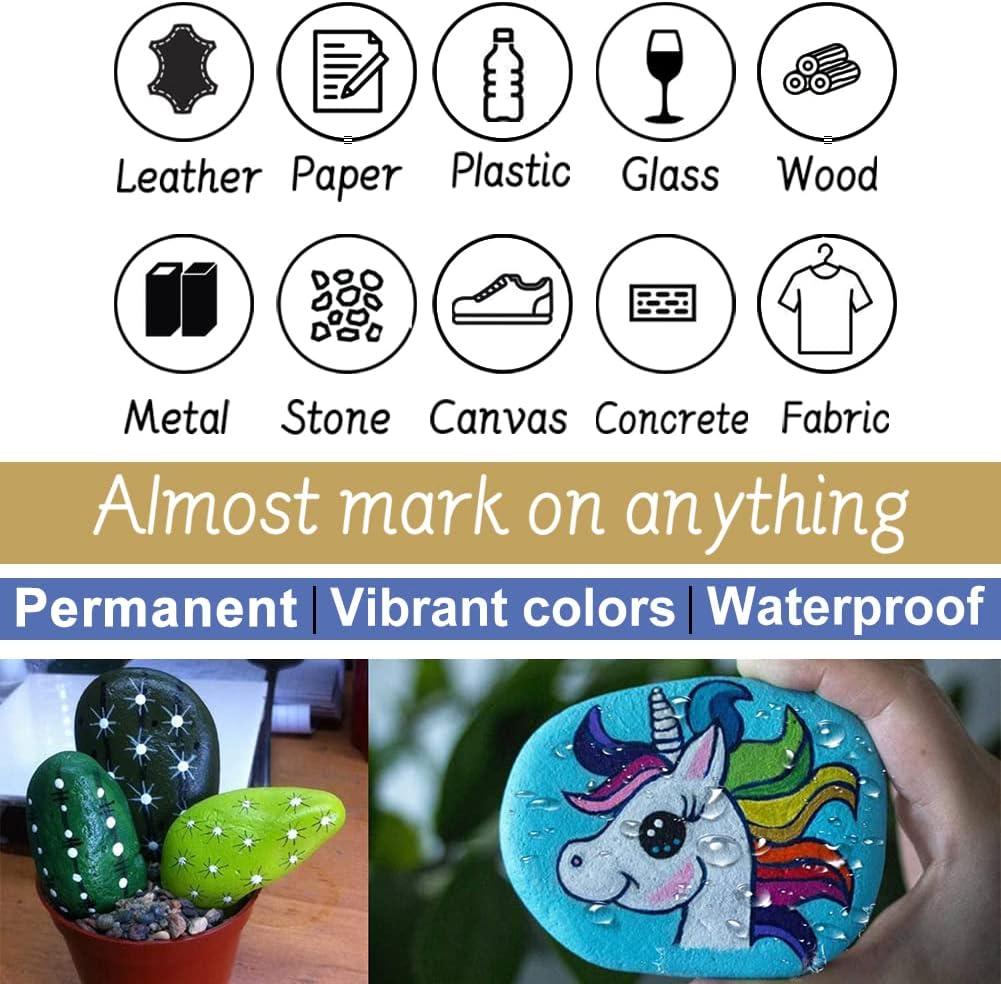 Waterproof Permanent Marker White  White Permanent Marker Fabric