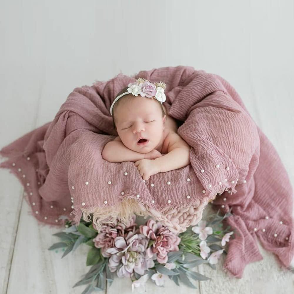Nest of Curls Blanket - LAVENDER FIELD | Ababa Baby Props