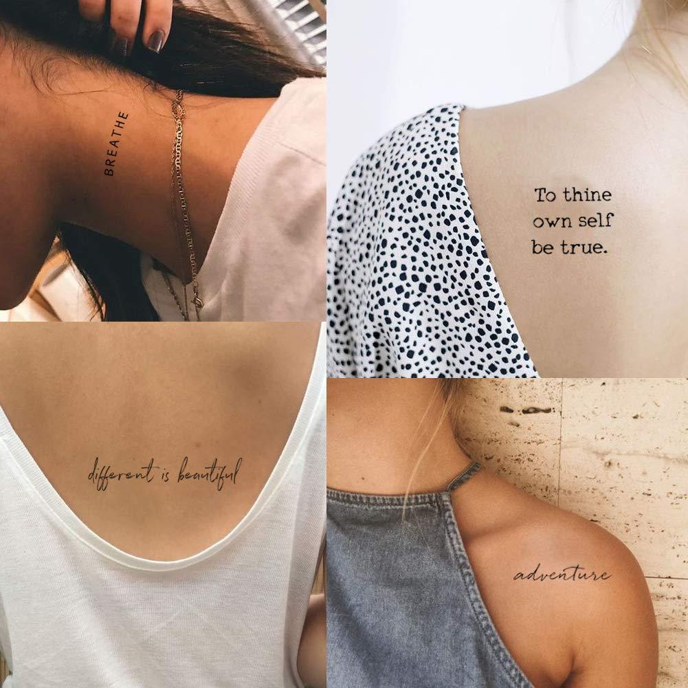 You Are Beautiful Temporary Tattoo - You Are Beautiful Manifestation Tattoo  – Conscious Ink
