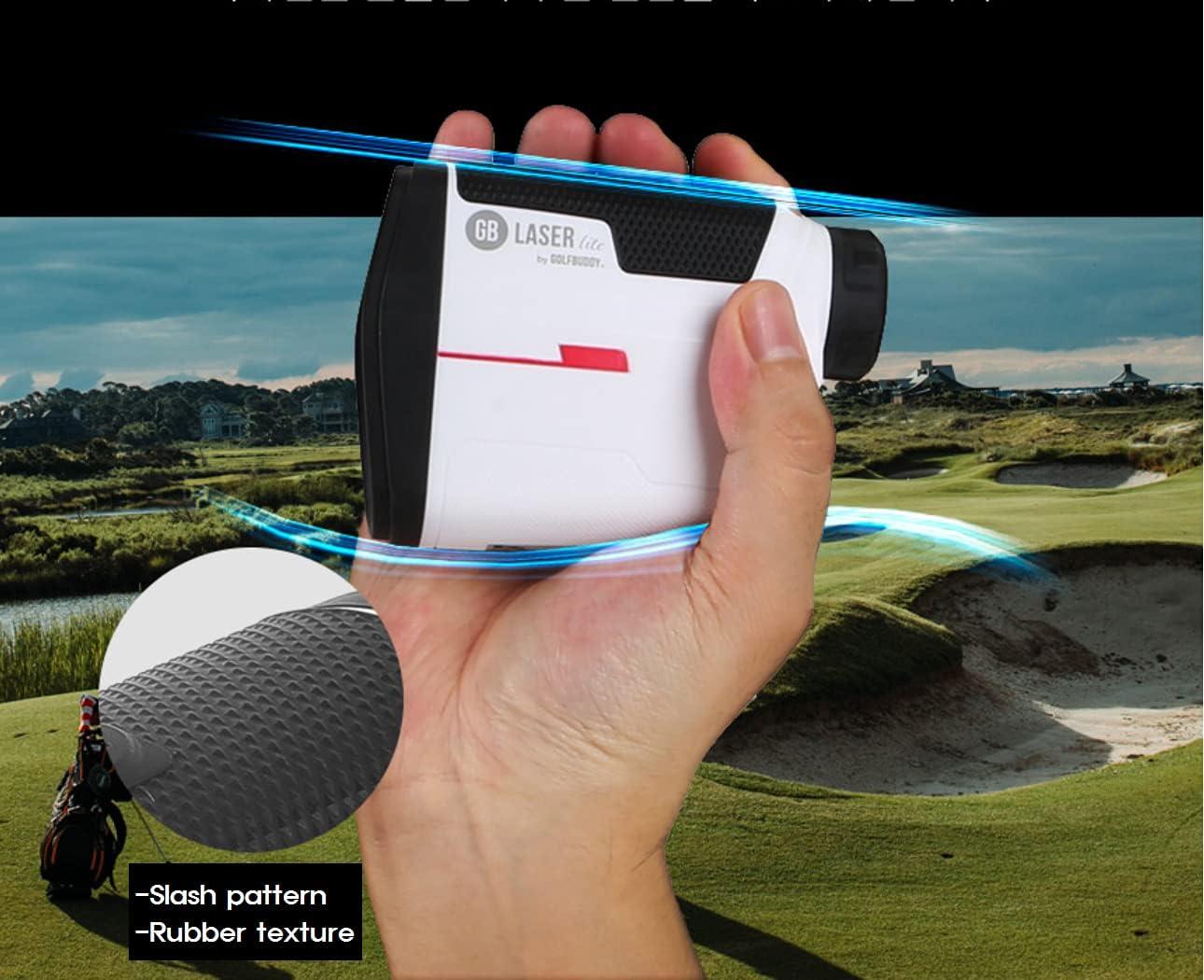 Golf Buddy Laser Lite Rangefinder with Magnetic Case, Compensated