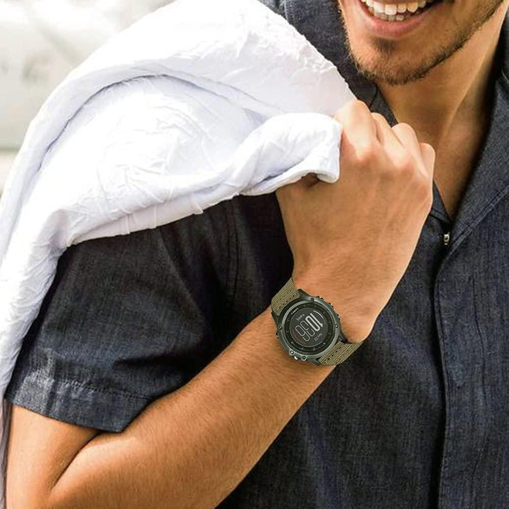 Smartwatch Strap for Garmin Fenix 3 - 3 HR Nylon Leather 26mm