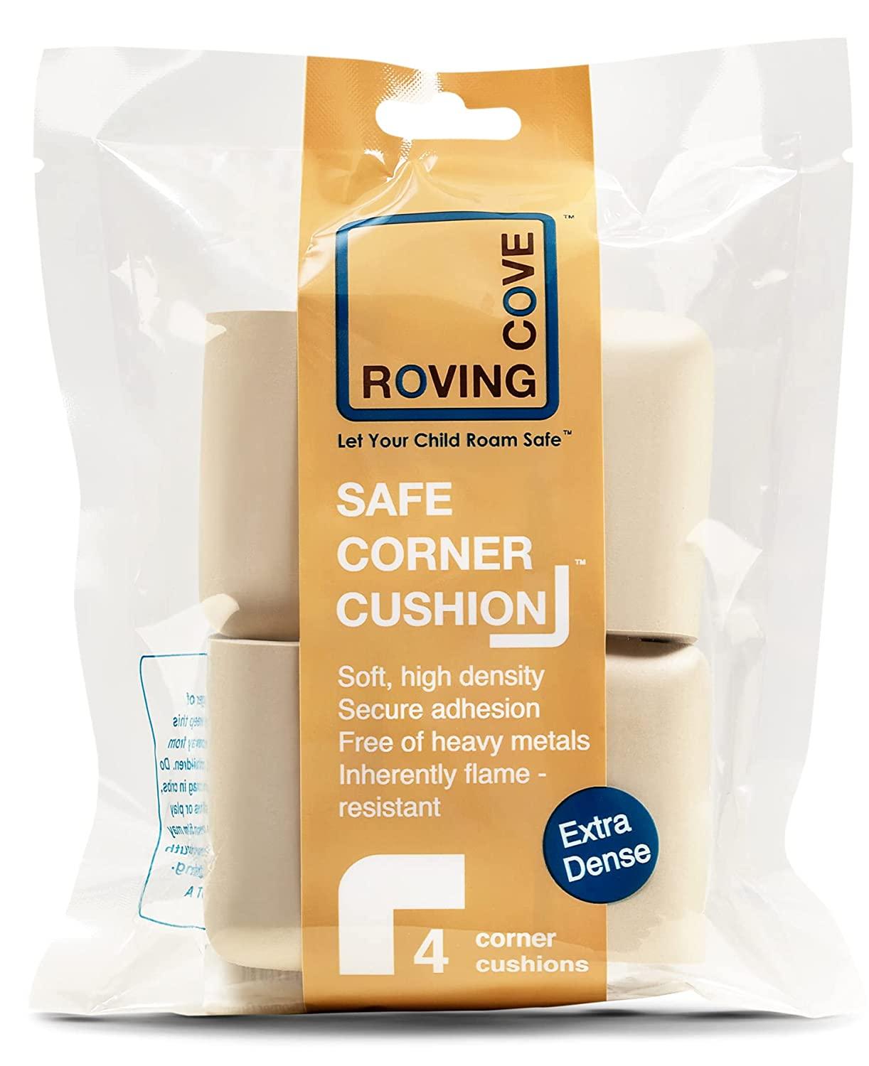 Roving Cove HeftyFit Corner Protectors for Baby Proofing, 4 Large Corn