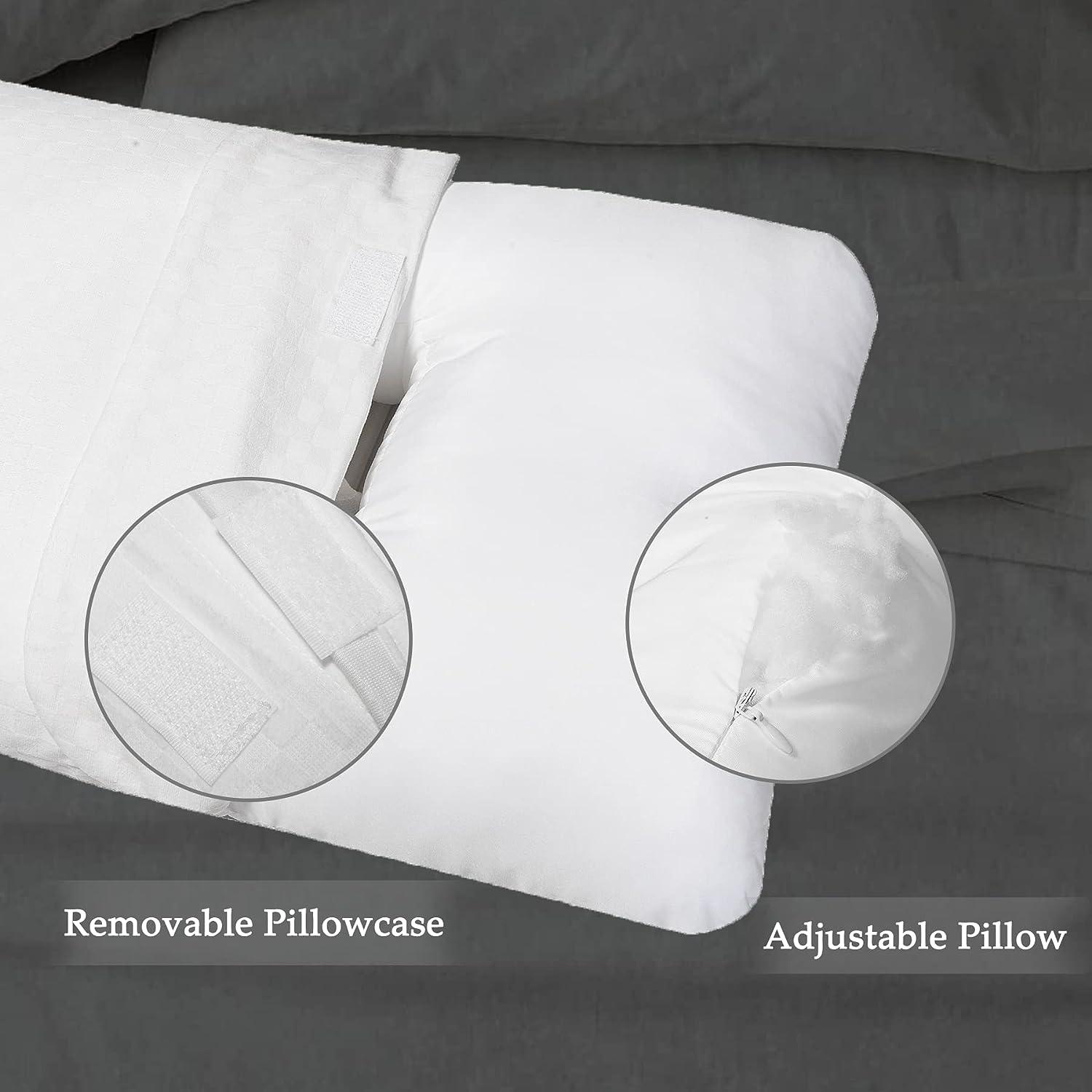 welsoon Pillow with an Ear Hole Small Ear Pain Pillow with Headband for Ear  Pain and CNH Ear Piercing Ear Inflammation Pressure Sores Side Sleeping