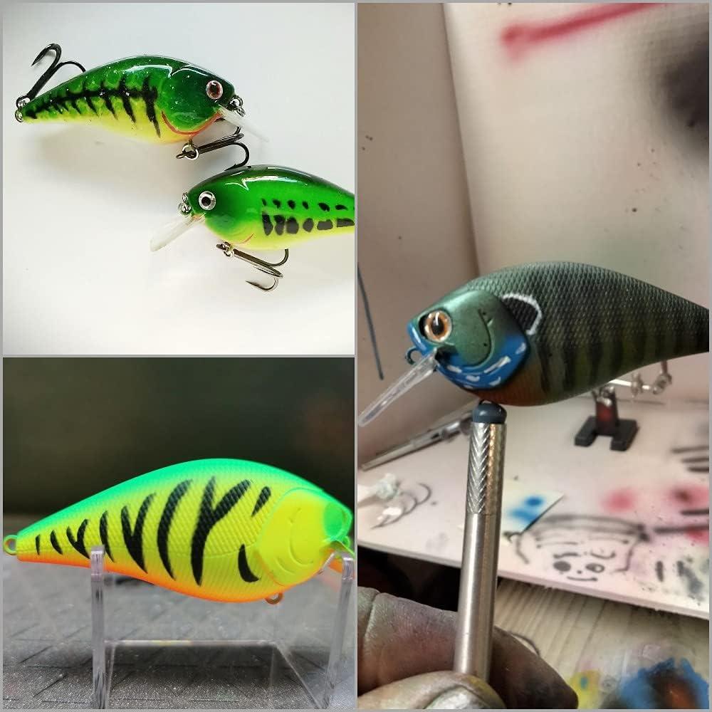 BCCL Lure Stencils #25 Crankbait Jerkbait Topwater Bass Fishing Painting  Scales Patterns Dots Circles Hexagon Camo Lines Stripes Air Brush