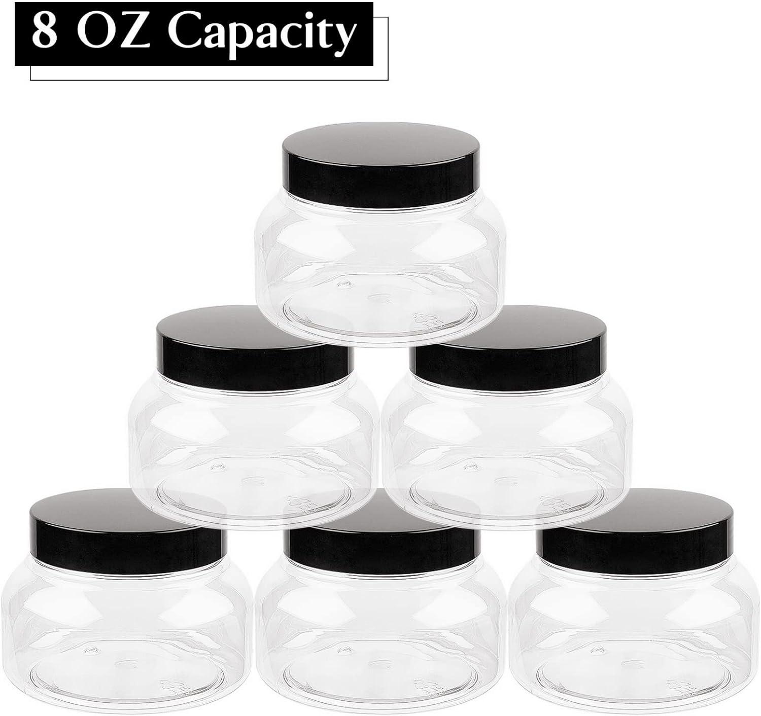 TUZAZO 4 Oz Candle Making Glass Jars with Lids - Empty Food Storage Canning  Jars/Cosmetic Containers with Lids for Creams