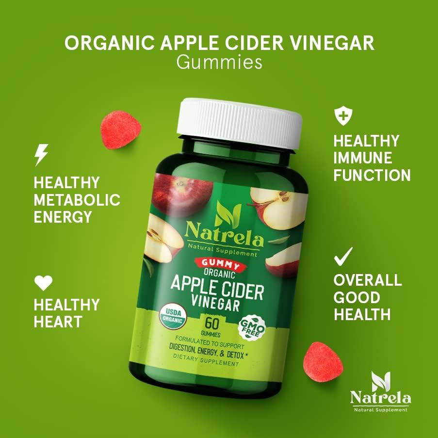 Spring Valley Non GMO Dietary Supplement Gummies, Apple Cider Vinegar, 500  mg, 60 Count
