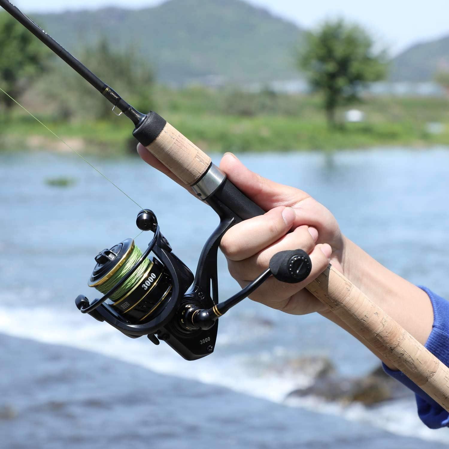  Sougayilang Fishing Rod Combo, Fast Action 2 Pieces
