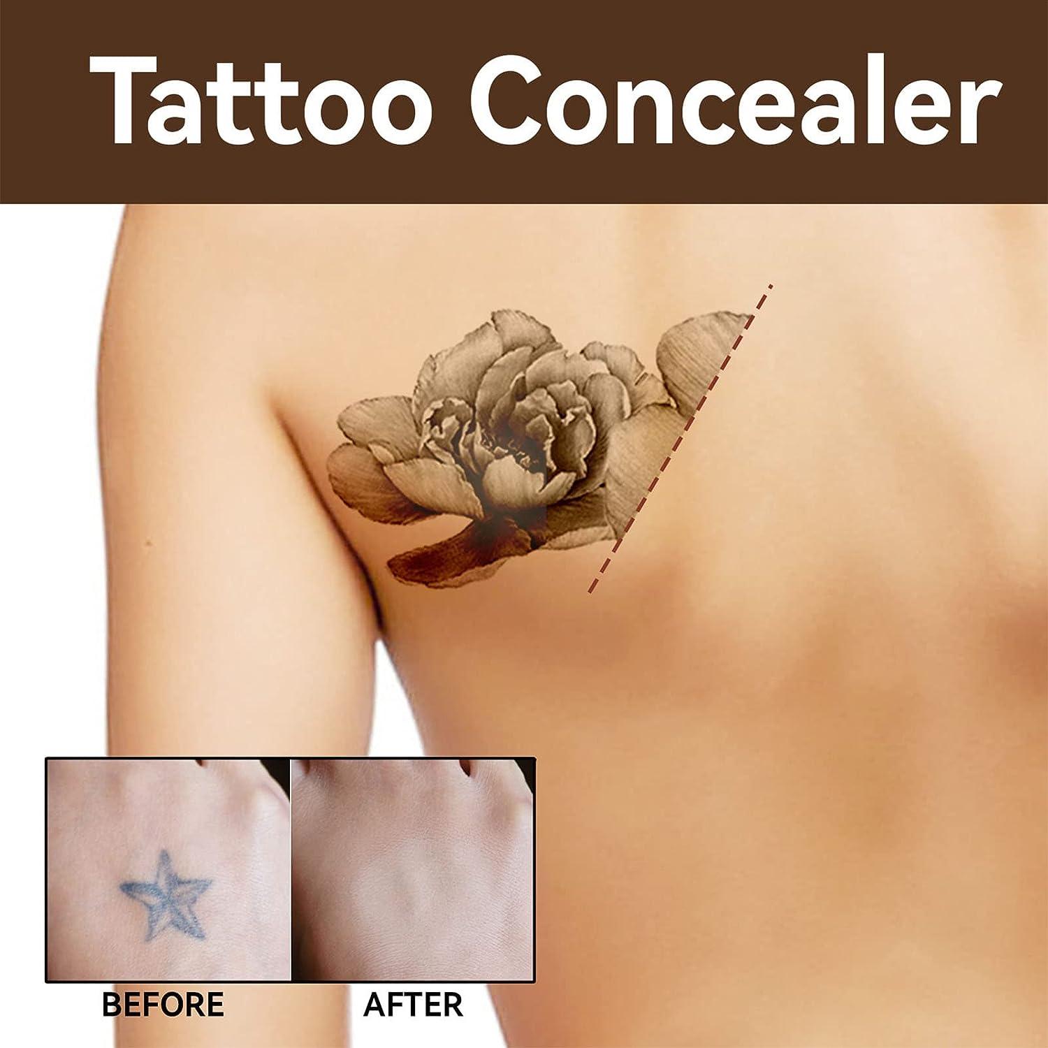 Tattoo Concealer Cream, Professional Waterproof Scar Cover Up Spots  Birthmarks Concealer Makeup Cover Up Cream Set