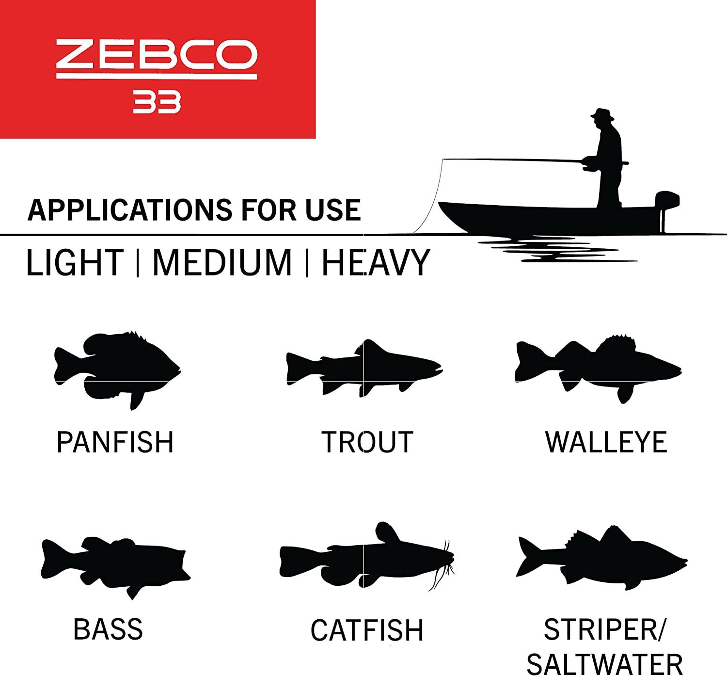 Zebco Omega Spincast Fishing Reel, 7 Bearings (6 + Clutch