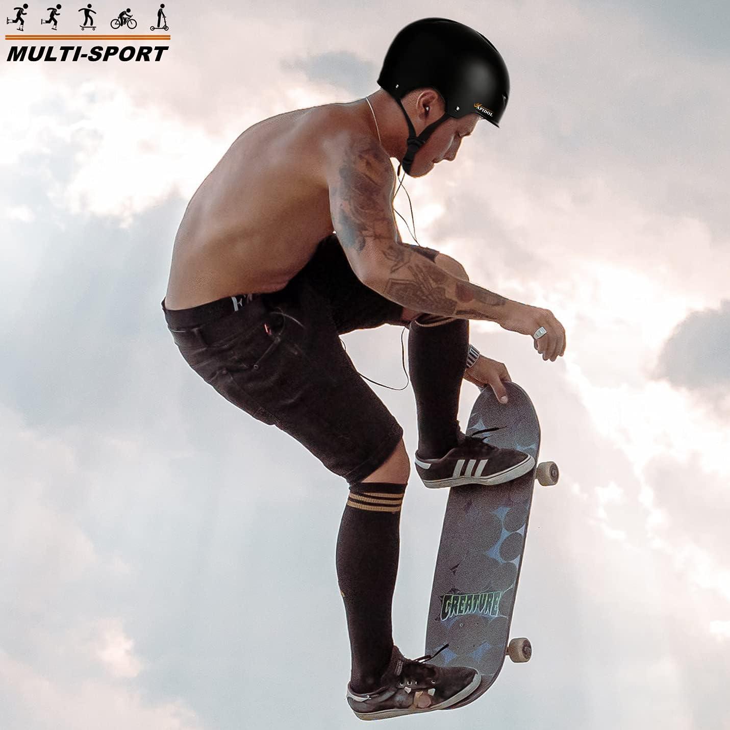 Skateboard Helmet - Impact Resistance & Ventilation, Multi-Sport