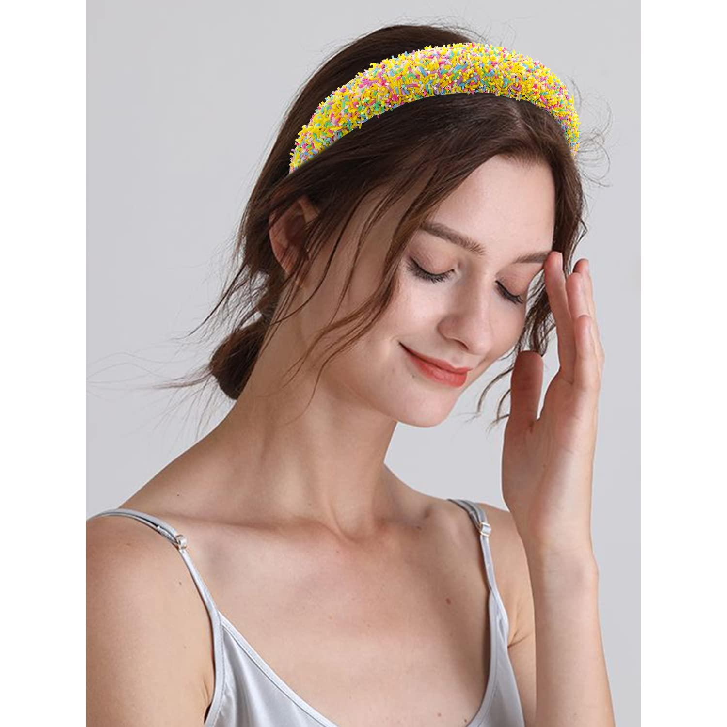 Head Bands No Slip Fashion for Women Girls Cute Soft Fabric Candy Color  Headband Hair Accessories