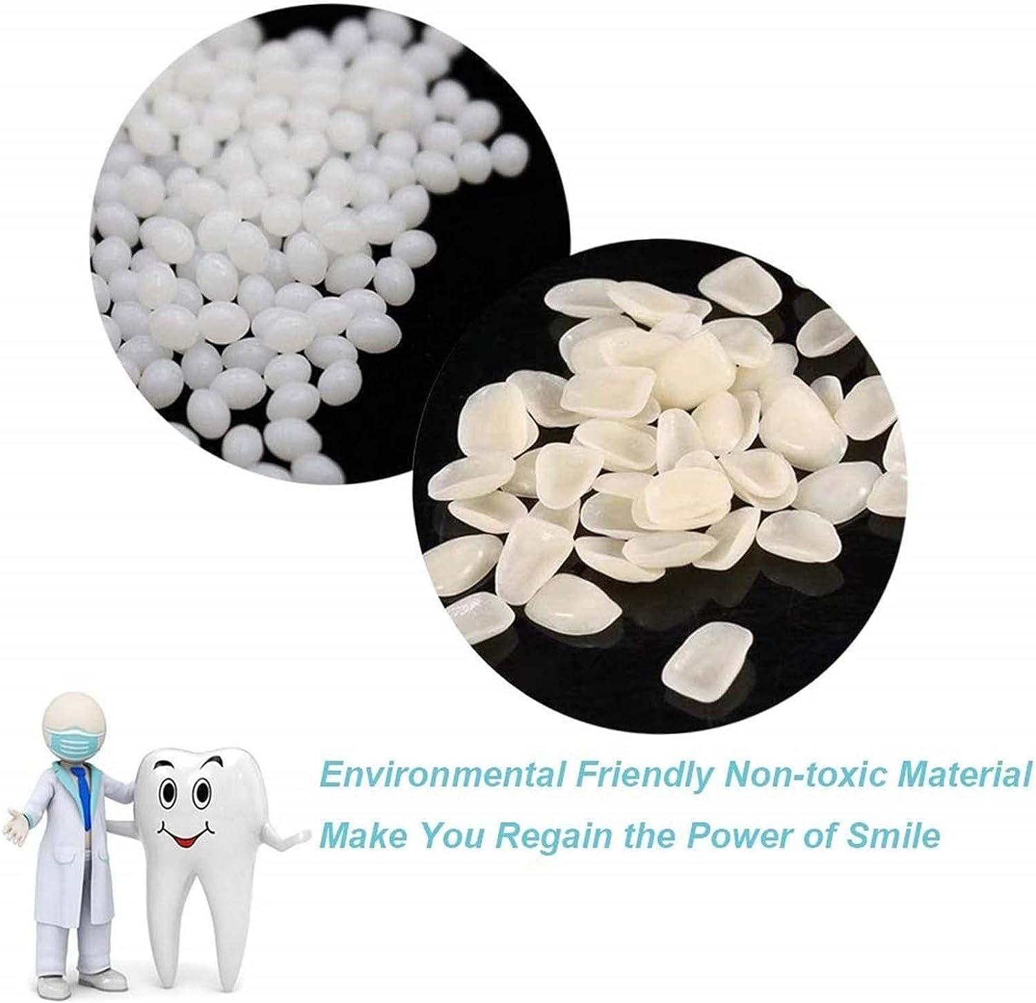 Fake Tooth Repair kits for Filling The Missing Broken Tooth and  Gaps-Moldable Fake Teeth and Thermal Beads Replacement Kits