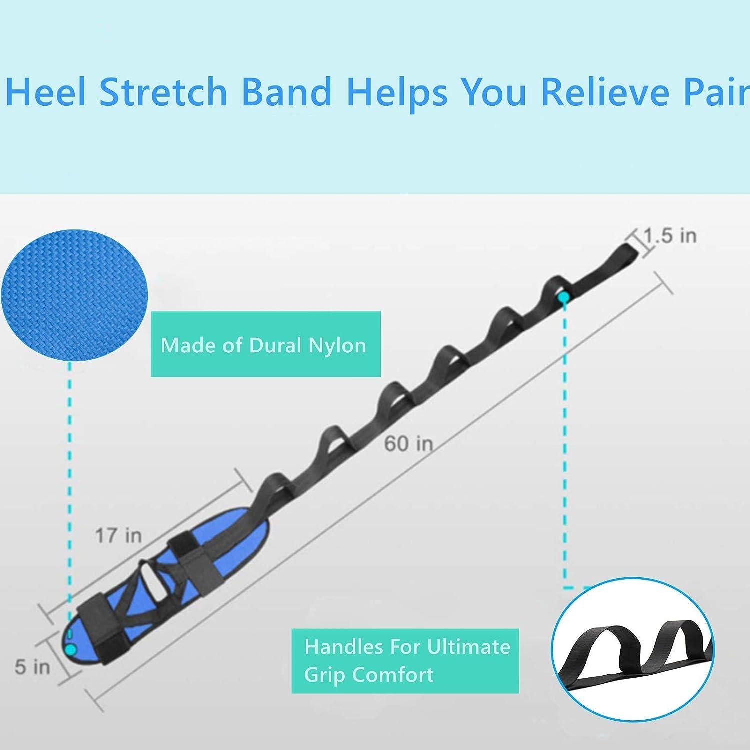  Plantar Fasciitis Stretching Device,Foot Stretching Strap-Foot  Stretcher-Improve Strength,Yoga Band and Relieve Achilles Tendinitis Pain :  Health & Household