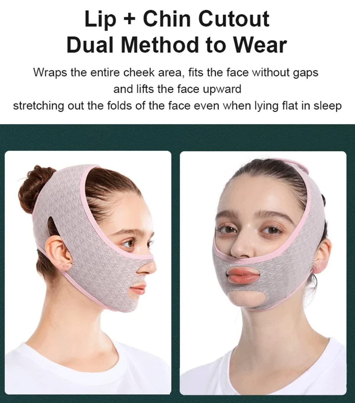 Máscara facial para dormir lifting rosto – Face Shaper – Dealbox