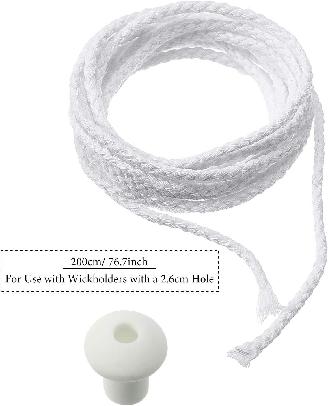Round Cotton Oil Candle Wick Replacement