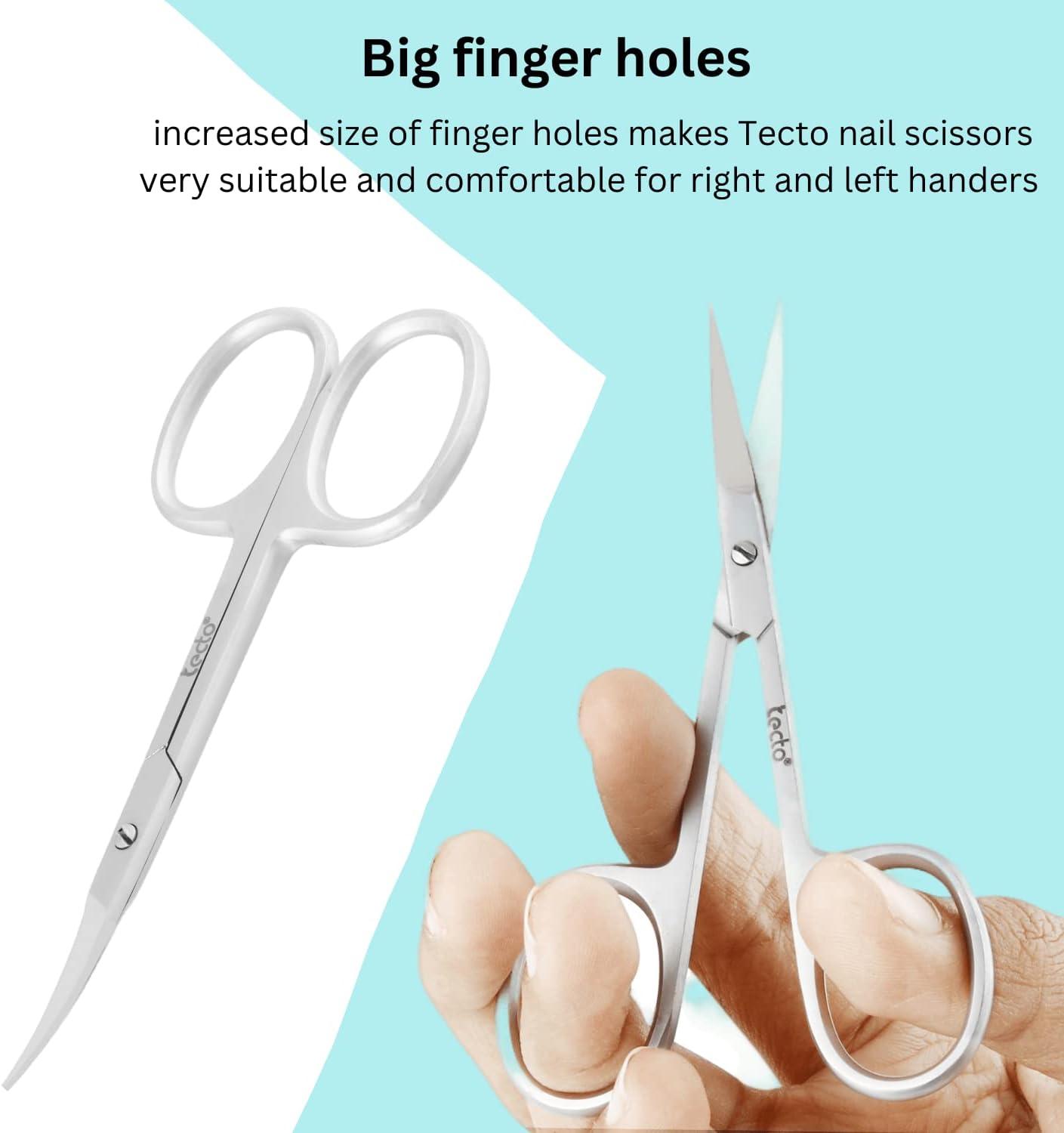 Best Cuticle Nail Curved Scissors Extra Sharp Classic Professional