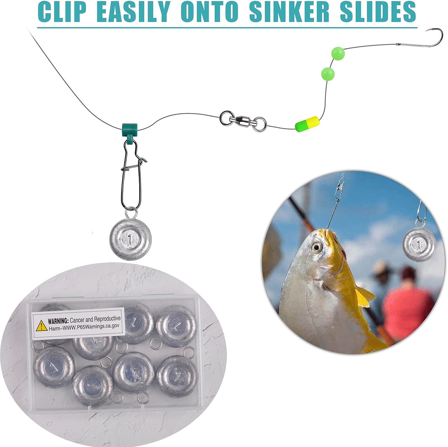  Disc Sinkers Fishing Weights,Coin Sinkers Weights