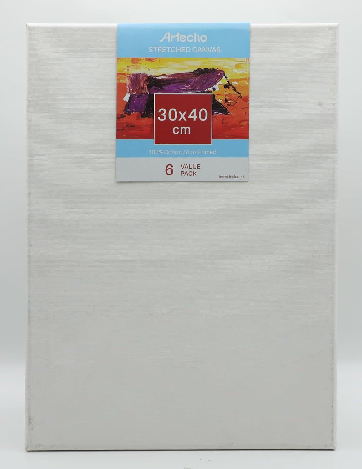 Stretched Canvas,,,,,, Primed, Value Bulk Pack For Painting