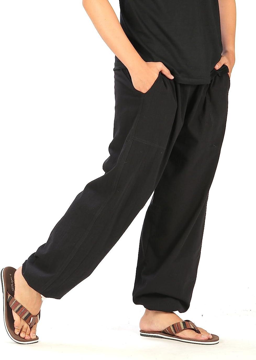 Unisex Hippie Mens Pants Size M, Comfortable Clothes, Lounge Wear