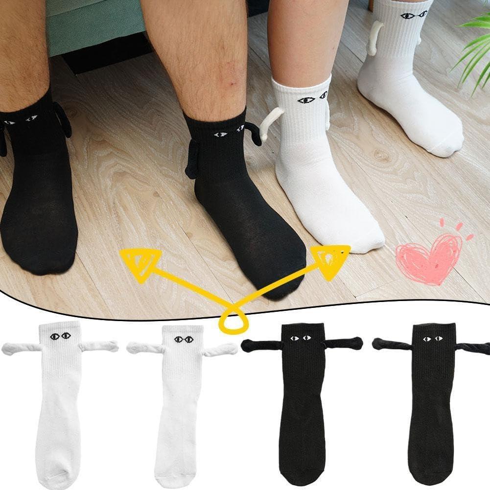 3D Hand In Hands Socks Kids Funny Novelty Cotton Socks Cute Cartoon Calf  Socks