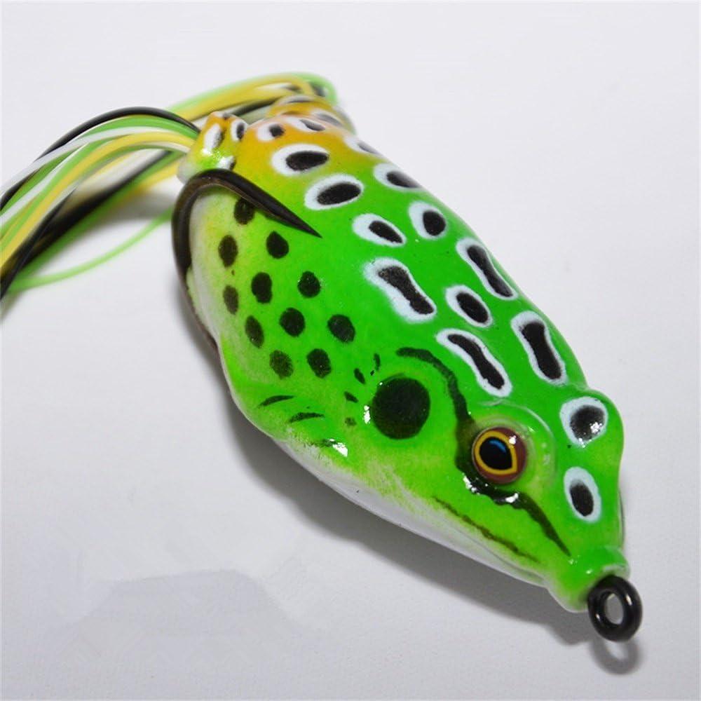 BESPORTBLE 5pcs Topwater Frog Lures Artificial Frog Fishing Lure Kit Soft  Fishing Baits Hard Metal Lure Crank Minnow Pencil Metal Jig Hook for