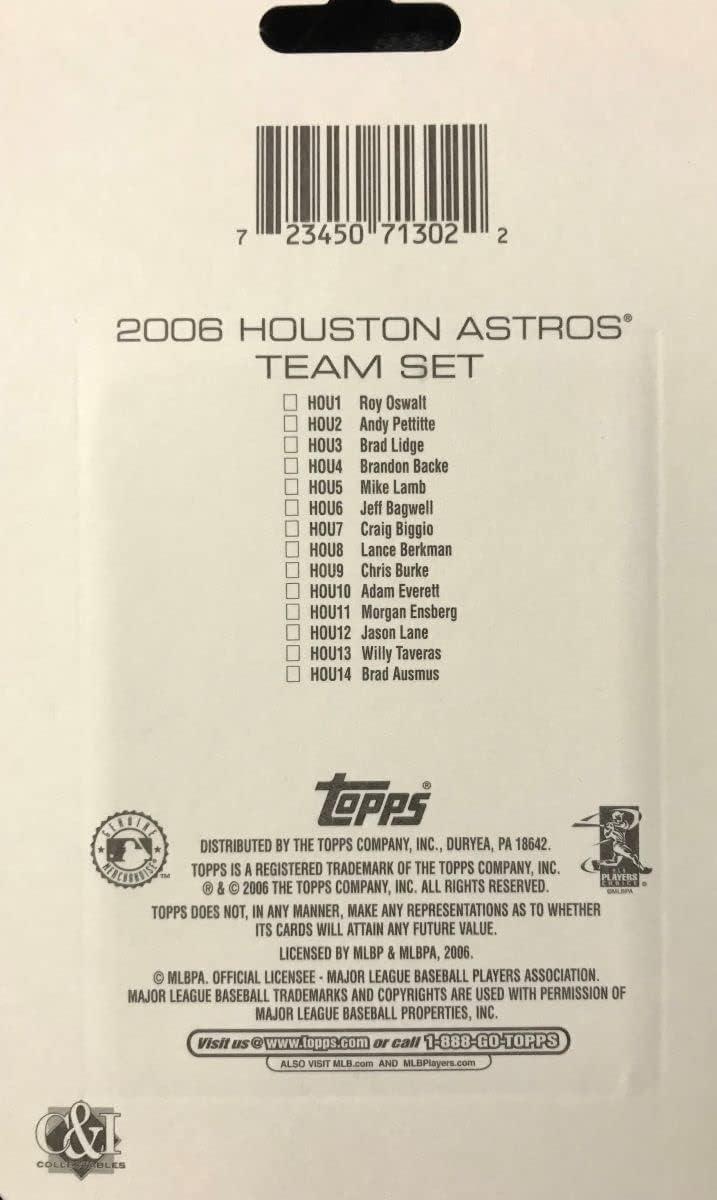 Houston Astros 2 Team Set Gift Lot Including 2022 and 2006 Topps Factory  Sealed Team Sets including 31 EXCLUSIVE Cards That Are Not Found in Packs