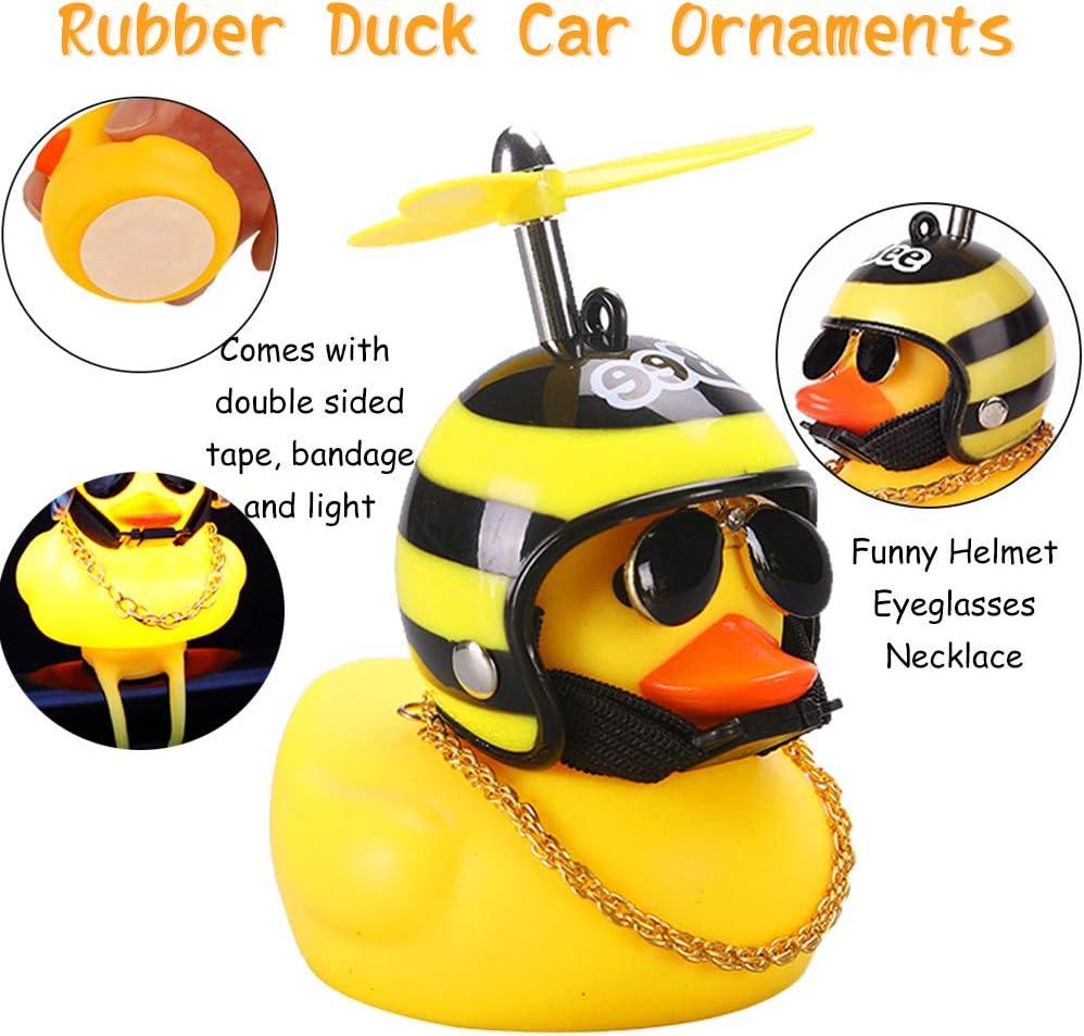  wonuu Rubber Duck Toy Car Ornaments Yellow Duck Car