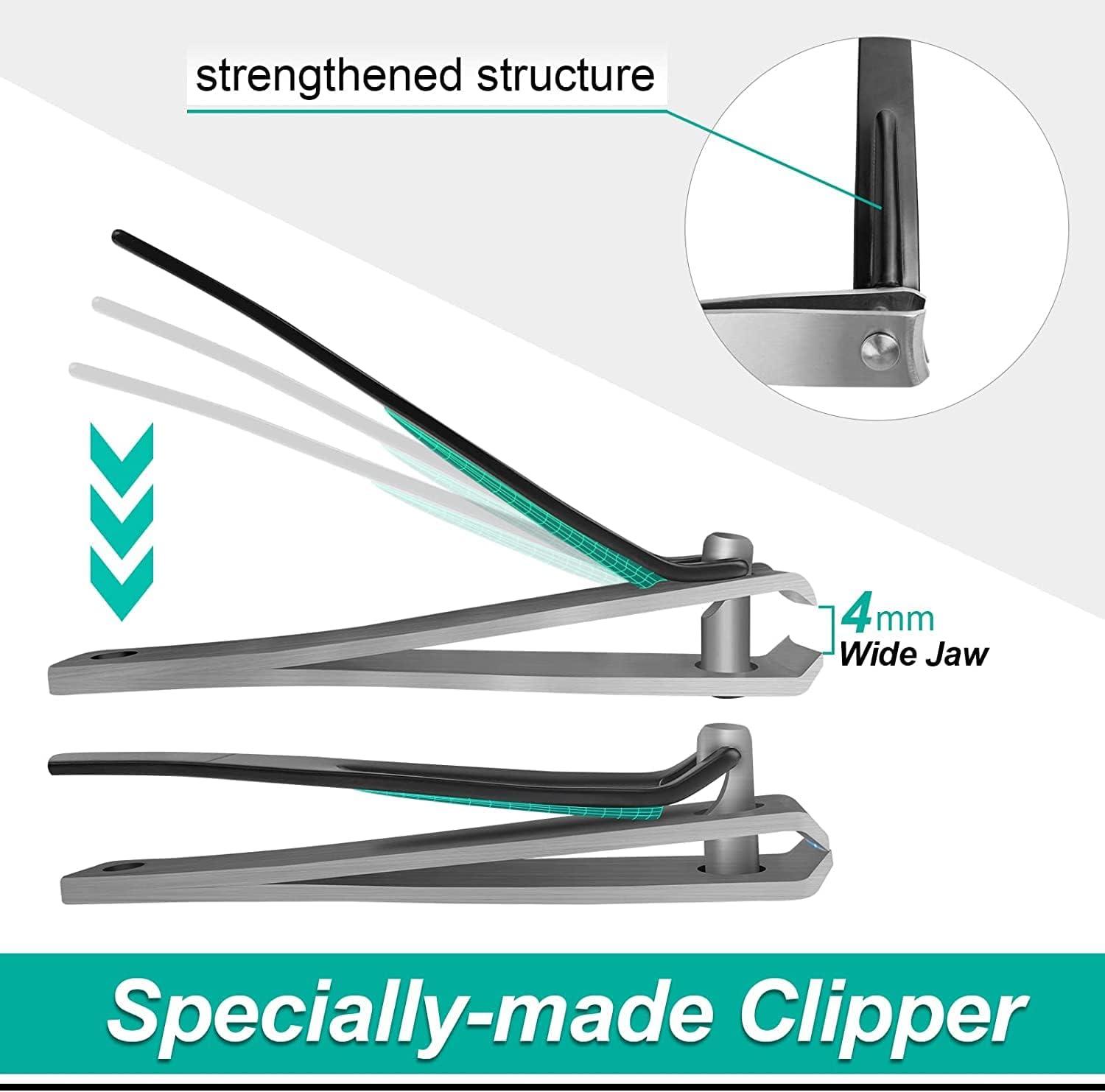 Extended Toe Nail Clippers  Long Handled Toe Nail Clippers for Seniors (24  Handle) 24 Inch (Pack of 1)