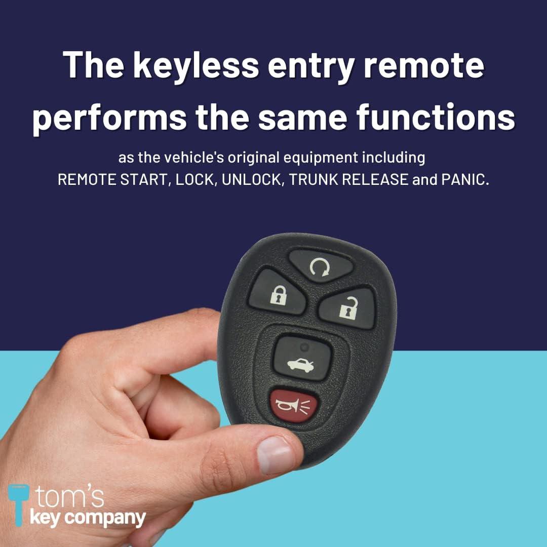 Keyless Entry Car Key Remote FOB Designed for Select Buick