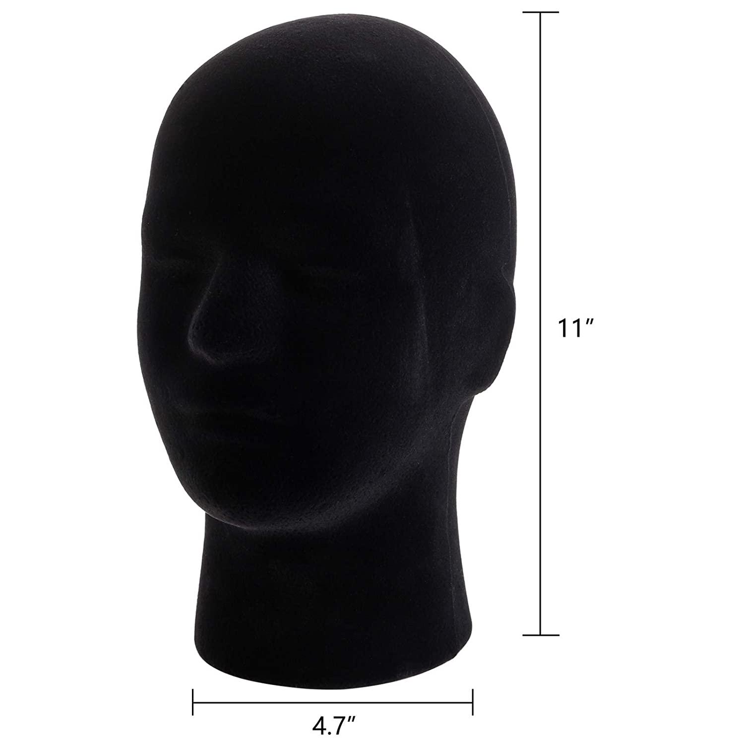 3pcs mannequin head head male foam heads for wigs sombreros para hombres  wig heads artist mannequin hat with hair for men manikin wig head model  stand