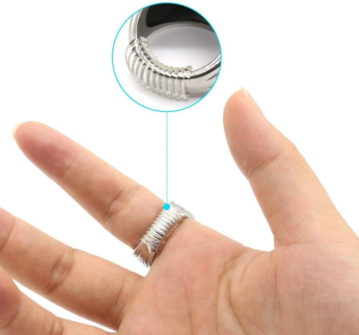 Invisible Ring Size Adjuster for Loose Rings Ring Adjuster Sizer Fit Any Rings  Ring Guard Spacer (WRAP-ON, 12 PCS)