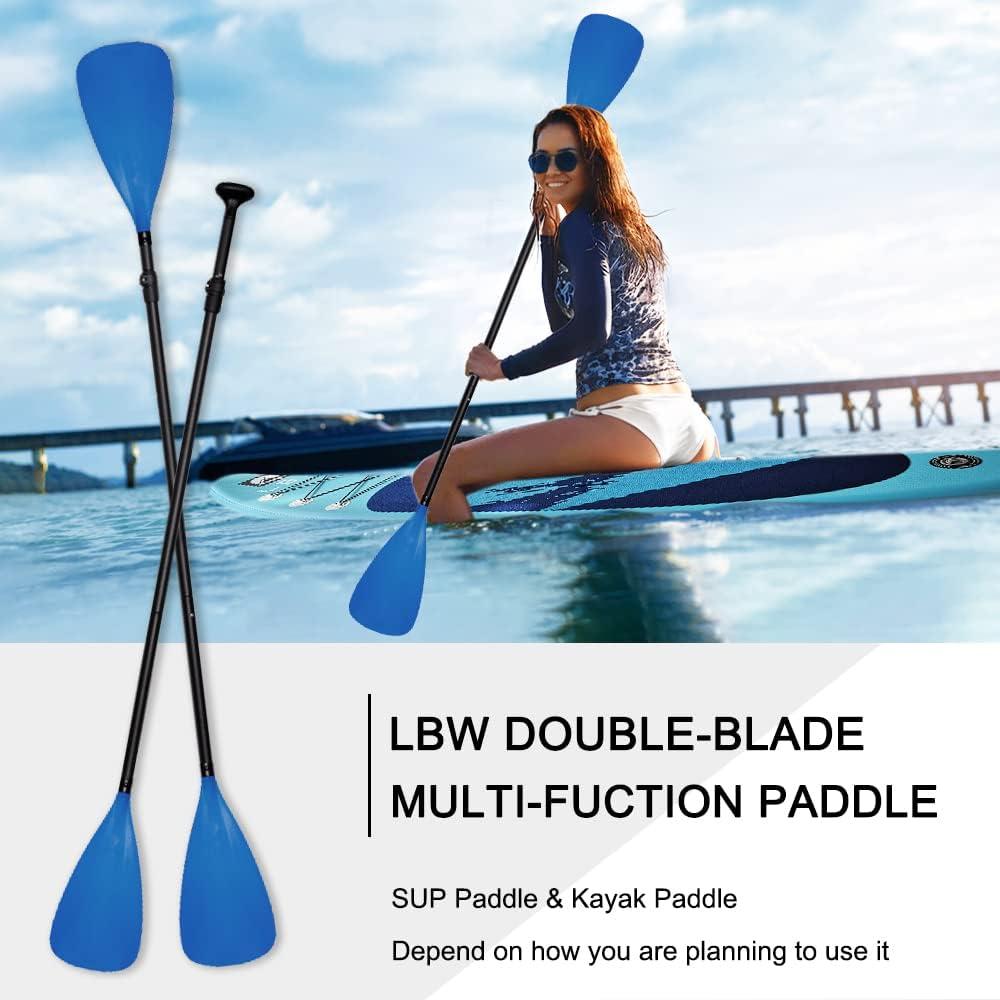 LBW SUP Paddle Board Paddle Stand up Paddleboard Paddles - 3-Piece
