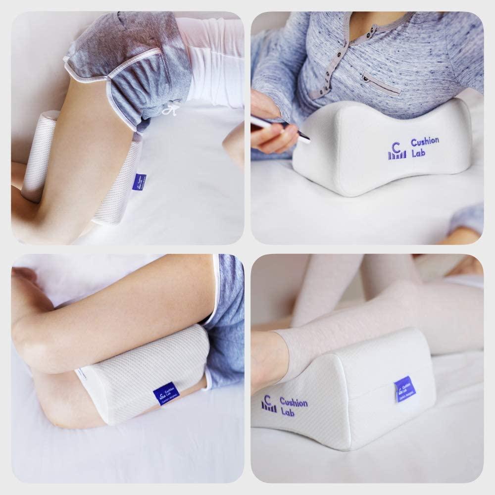 Memory Foam Knee Pillow Wedge Pillow Orthopedic Leg Pillow For Side Sleeper
