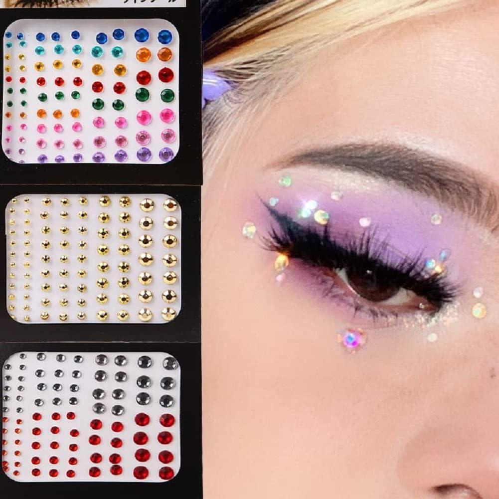 3D Star Stickers Self-Adhesive Bling Colorful Sheet Gem Makeup