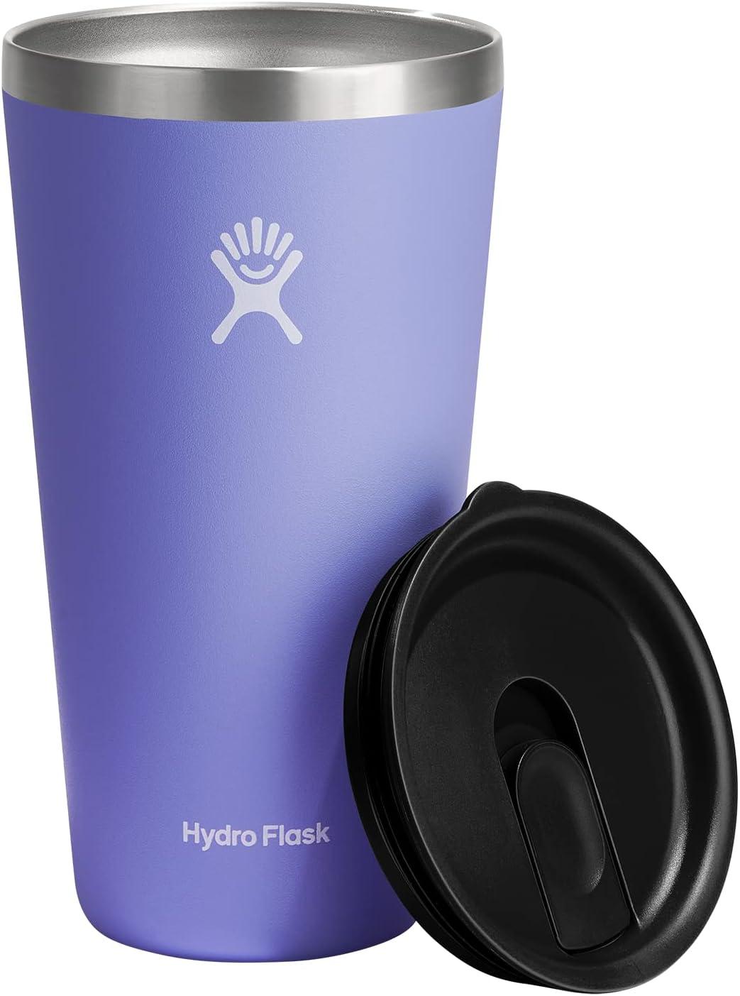Hydro Flask 32 oz Tumbler Cup | Stainless Steel & Vacuum Insulated |  Press-In Lid | Raspberry