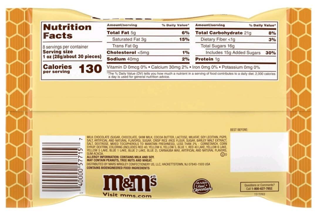 M&M's Milk Chocolate Honey Graham - 8 oz bag