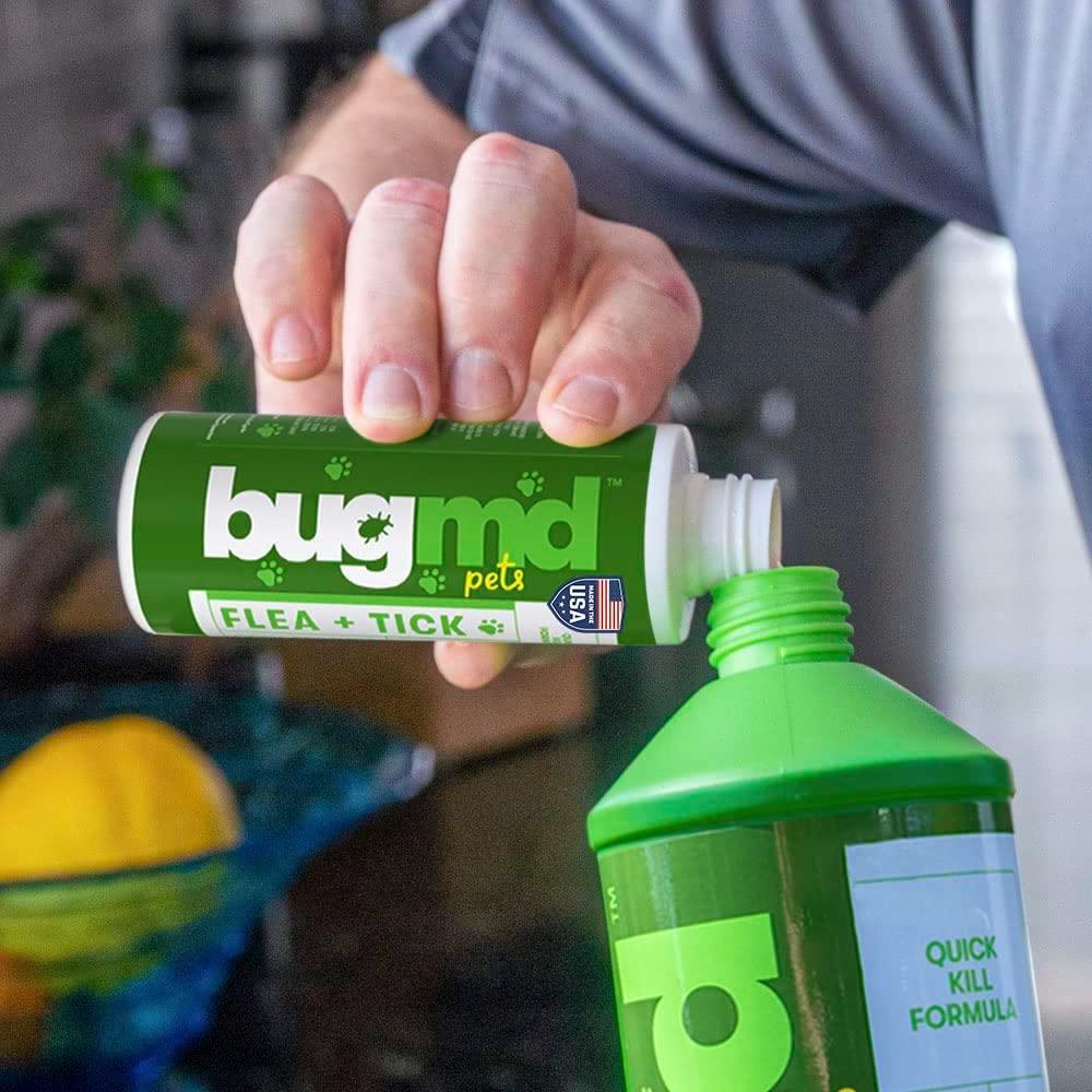 BugMD - Pest Control Essential Oil Concentrate 3.7 oz Plant Powered Bug  Spray , Kills Bugs Spiders Fleas Ticks Roaches , Ant Spray Indoor for  House