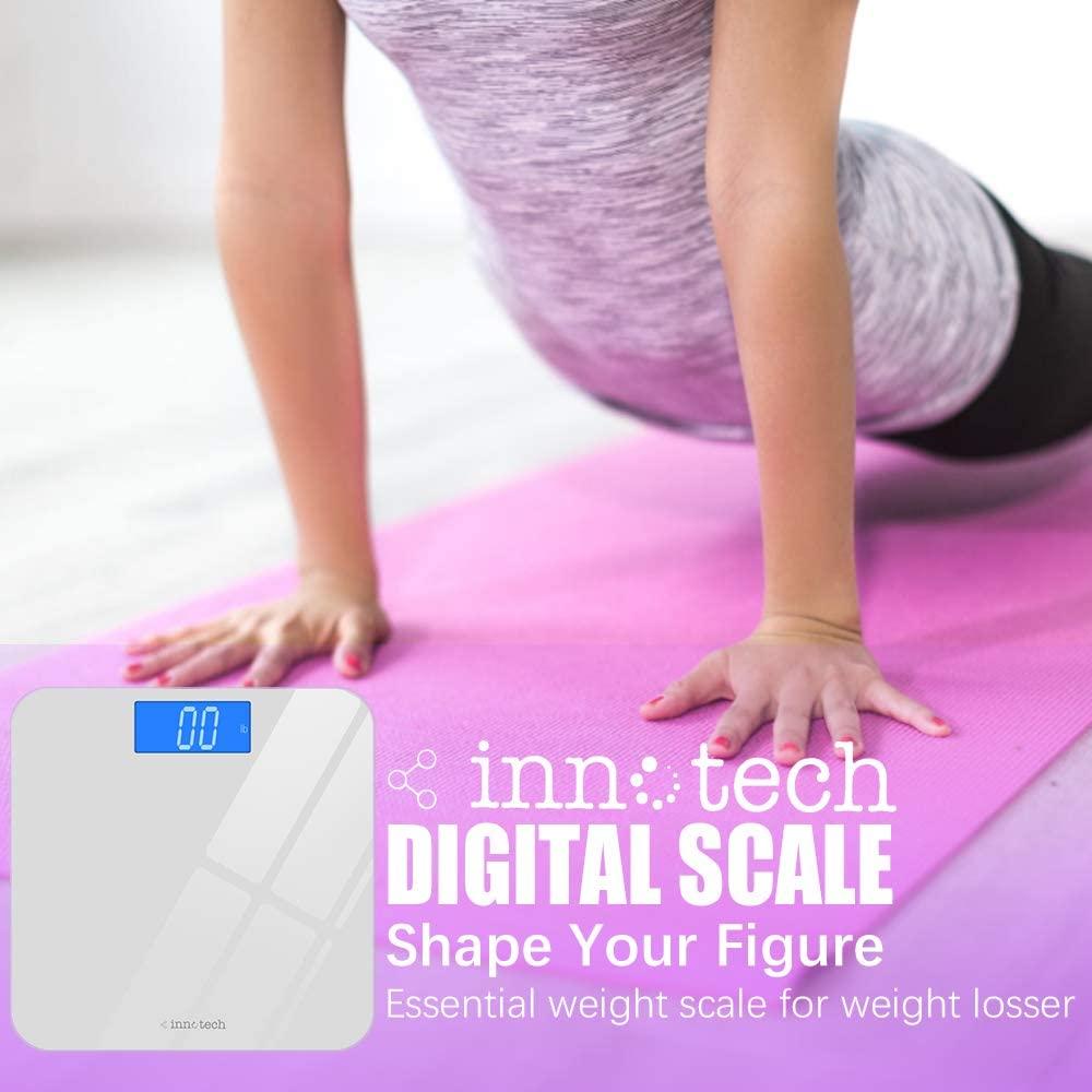  Innotech® Digital Bathroom Scale with Easy-to-Read