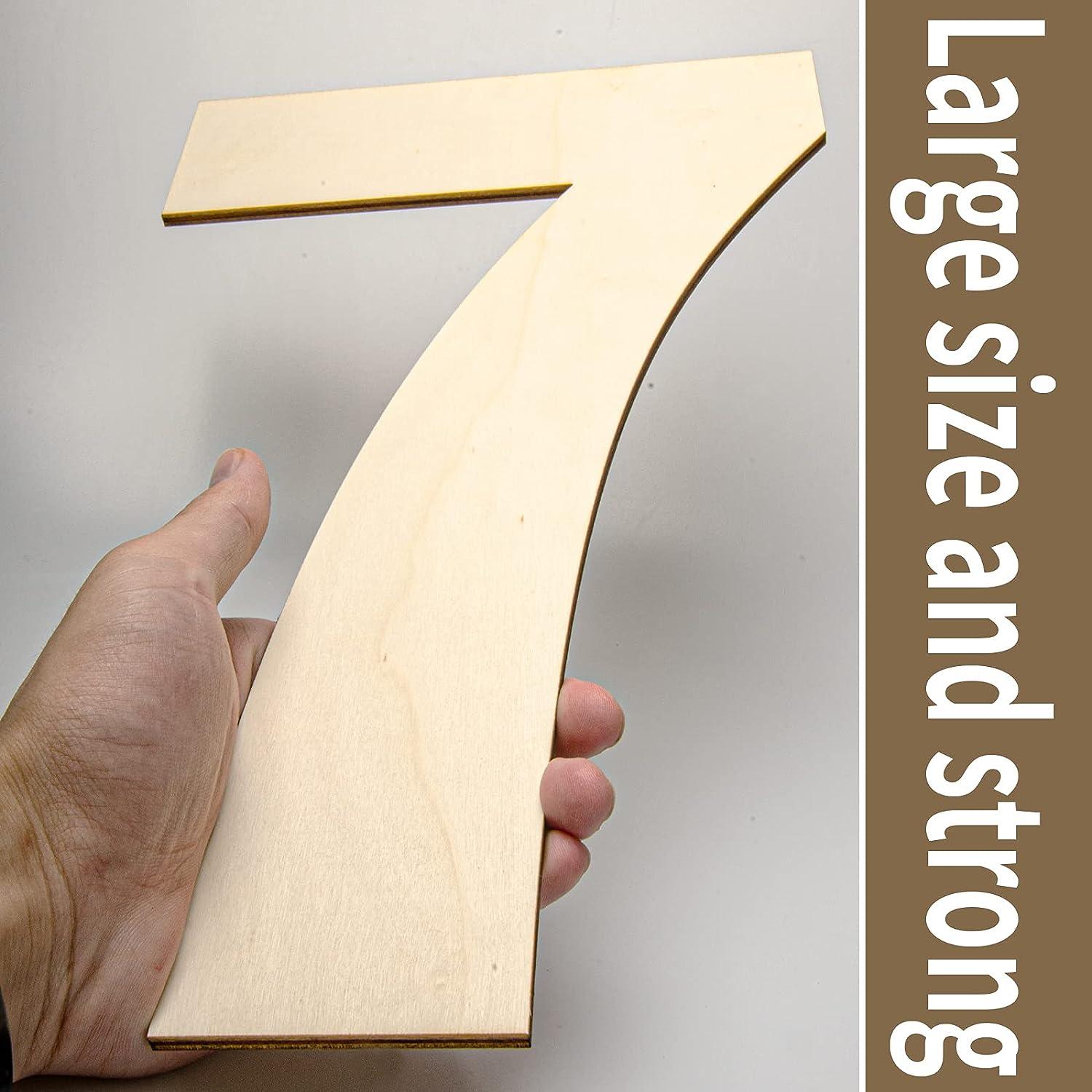 Wooden numbers 1 through 10, diy numbers 1 - 10, unfinished wooden numbers