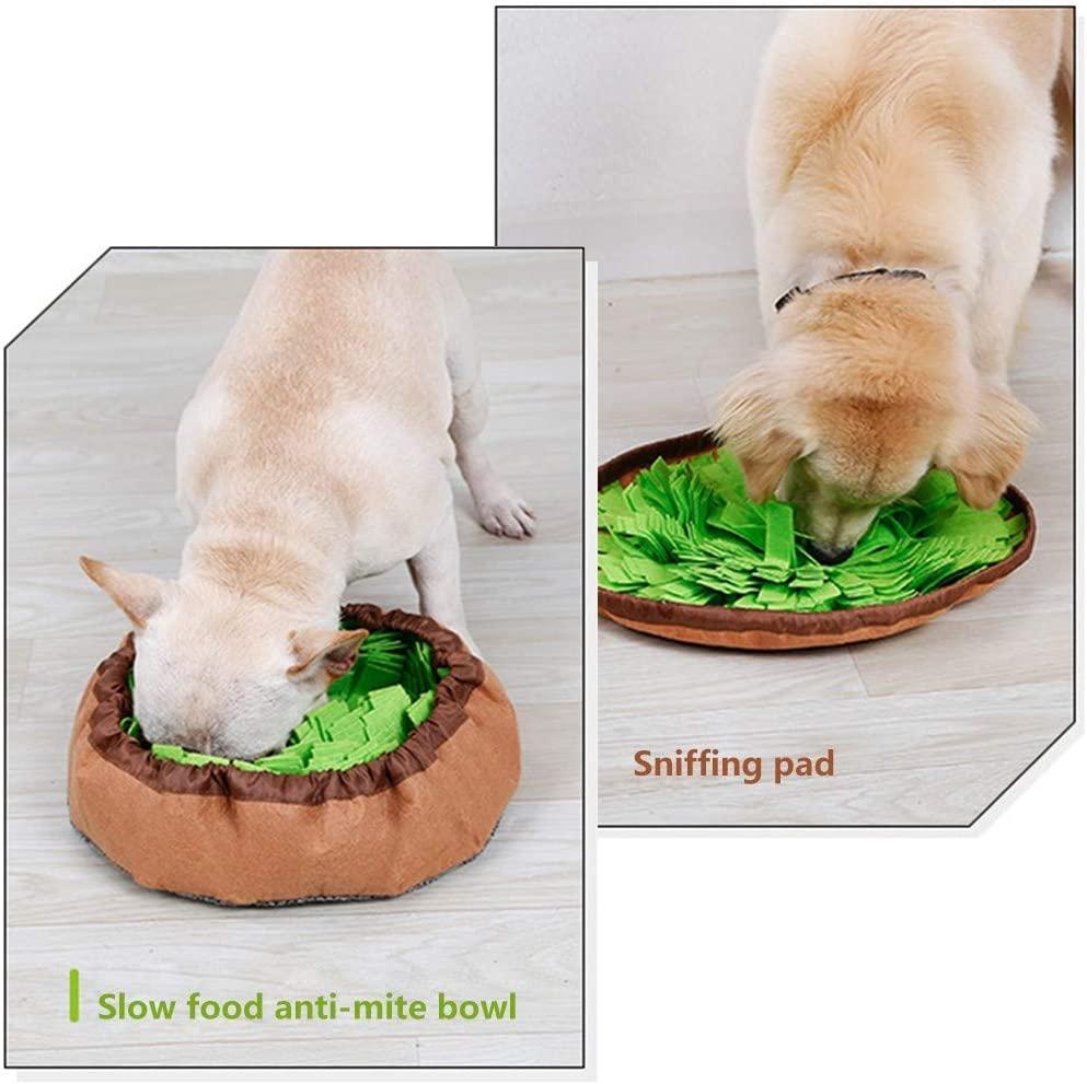 Dog Snuffle Mat Dog Paw Shape Pet Slow Feeding Pad Pet Sniffing Mat Dog  Training Toys