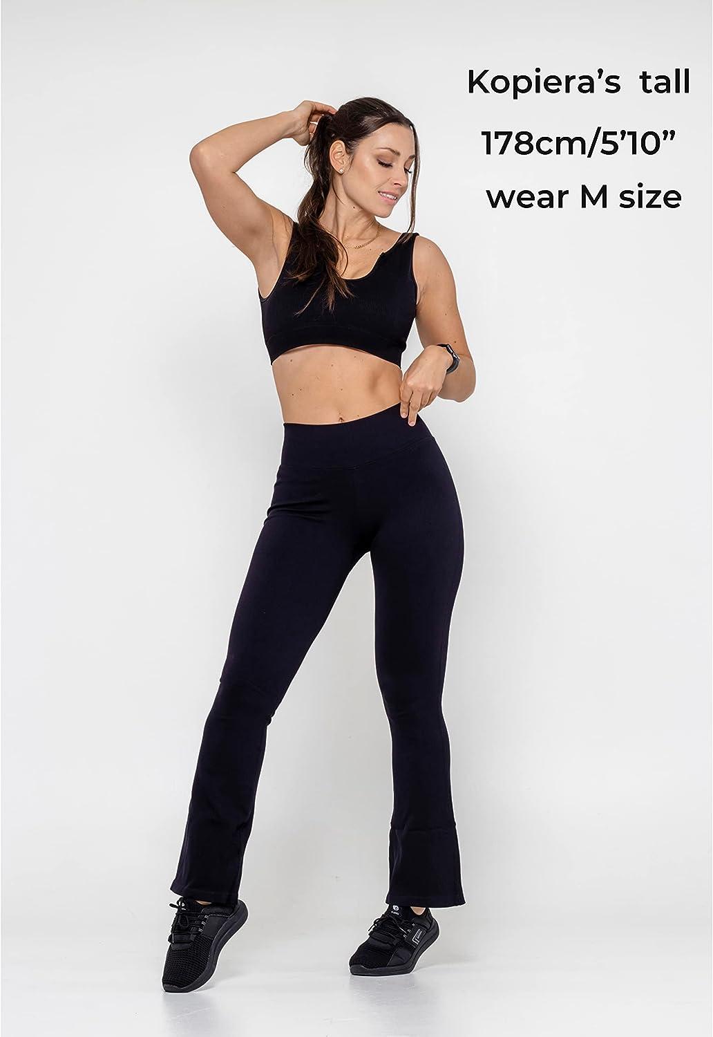 Clearance Sale Women's Flare Pants High Waisted Workout Leggings Stretch  Non-See Through Tummy Control Bootcut Yoga Pants