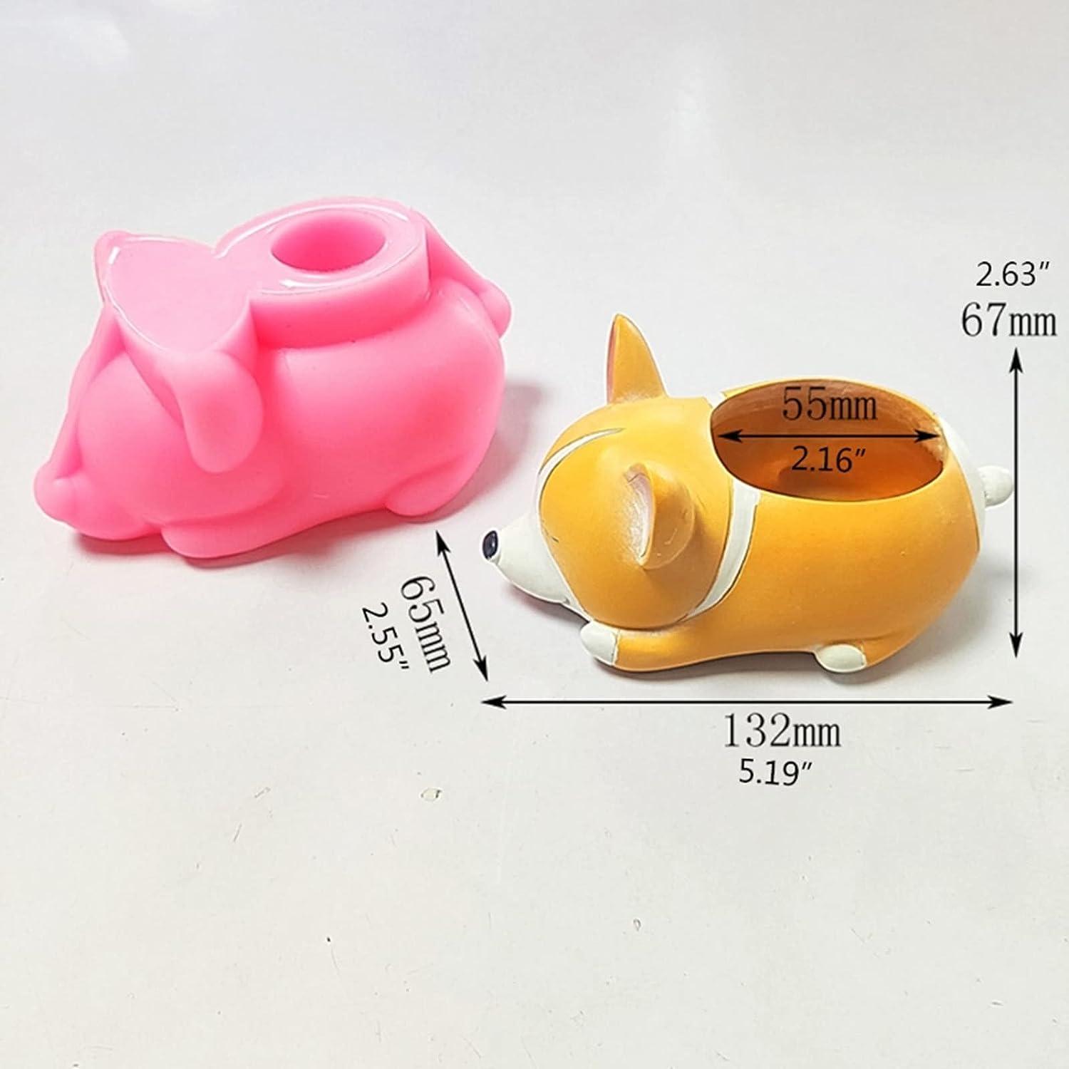 3D Corgi Dog Filler Model-corgi Dog Model for Silicone Mold-corgi Dog  Filling Materials for Epoxy Resin Mold-diy Dog Micro Landscape Decor 