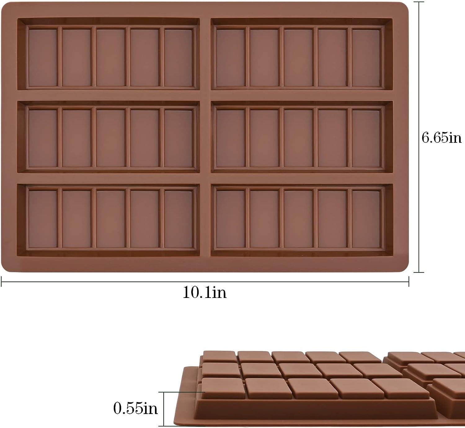 Chocolate Bar Silicone Mold Custom Homemade Candy 